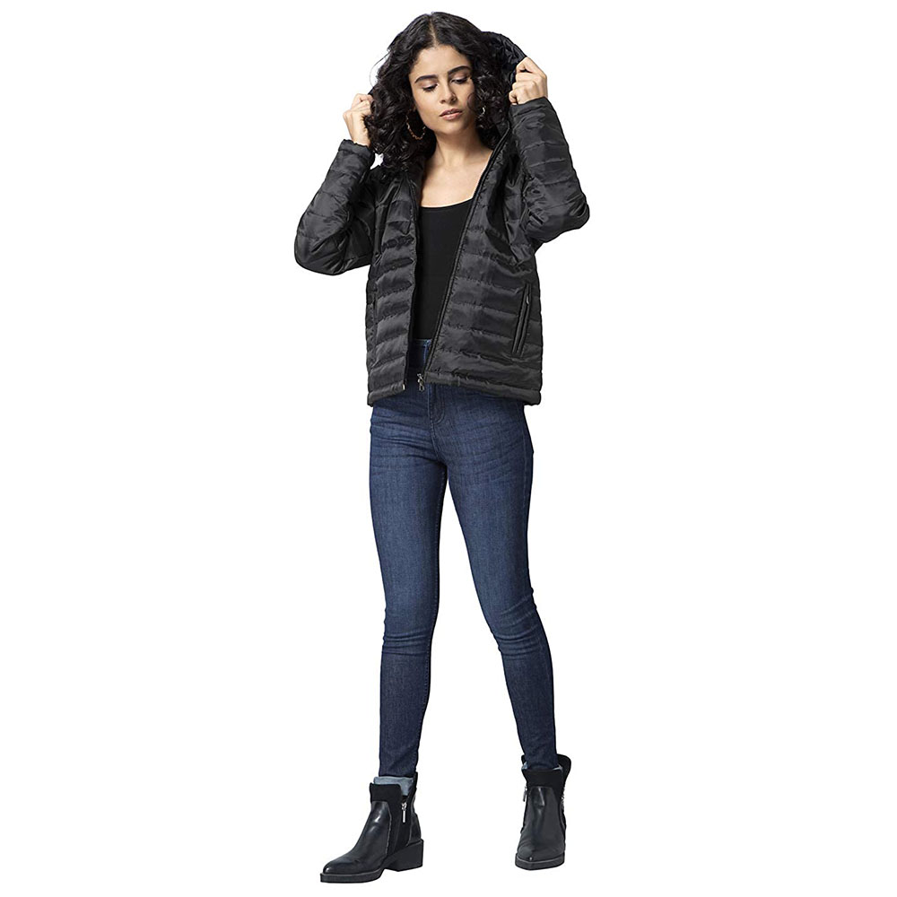 Hestic Sports Wear Newest Stylish Fashion Womens Down Coat Customized Logo Down Jacket puffer jacket men custom logo